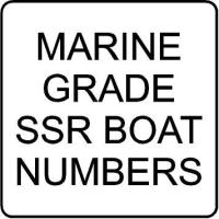 SSR Boat Number Stickers