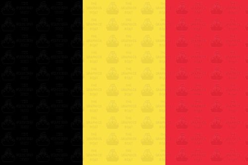 Belgium flag sticker 