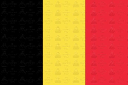 Belgium flag sticker 