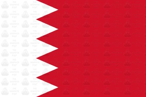 Bahrain flag sticker 