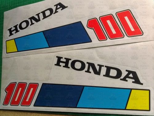 Honda 100 stickers