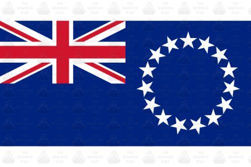 Cook Island Flag Sticker