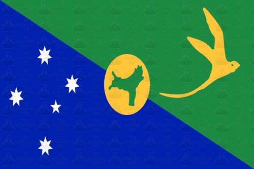 Christmas Island flag sticker 