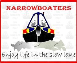 Funny Enjoy Life In The Slow Lane Narrowboat Sticker