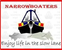 Slow Lane Narrowboat Sticker