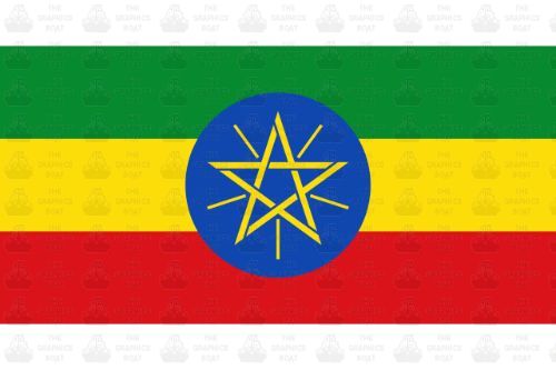 Ethiopia Flag Sticker