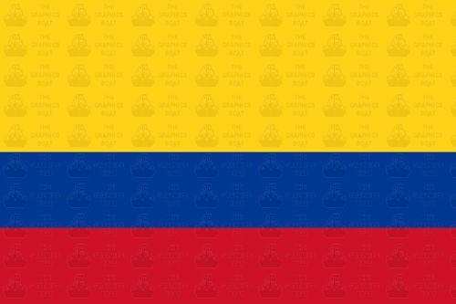 Colombia flag sticker 