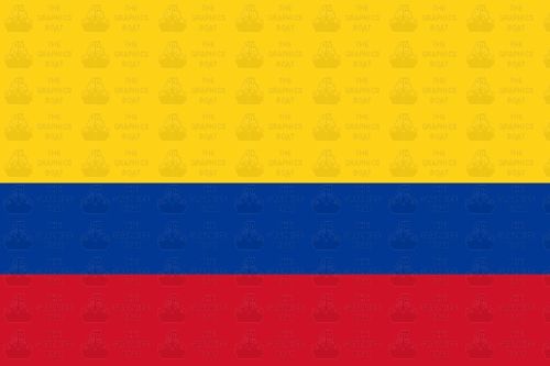 Colombia flag sticker 