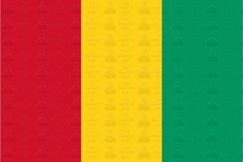Guniea Flag Sticker