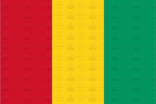 Guniea Flag Sticker