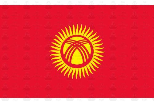 Kyrgyzstan Flag Sticker
