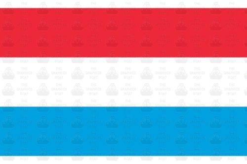 Luxemborg Flag Sticker