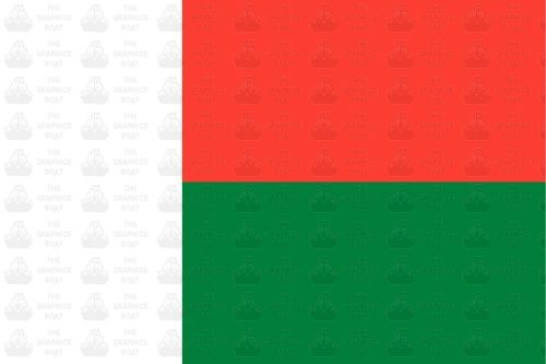 Madagascar Flag Sticker