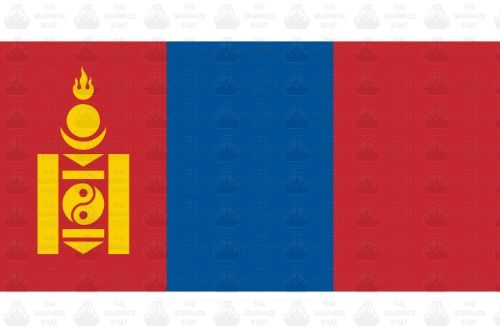 Mongolia Flag Sticker