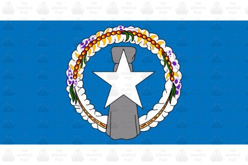 Northern Mariana Islands Flag Sticker