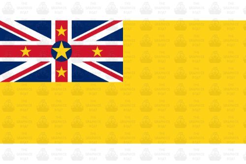 Niue Flag Sticker