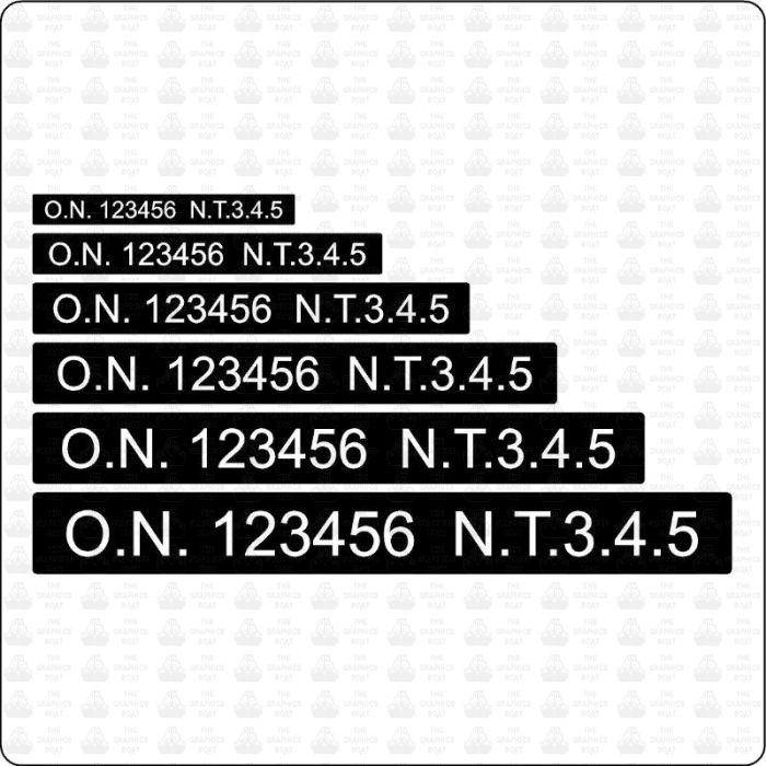 MARINE O OFFICIAL NUMBER NT NET TONNAGE PLATE