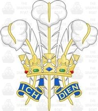 Prince Of Wales Feathers Sticker