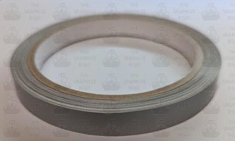 10m of silver 10mm tape