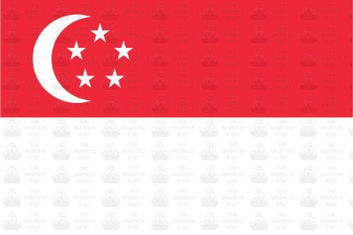 Singapore Flag Sticker