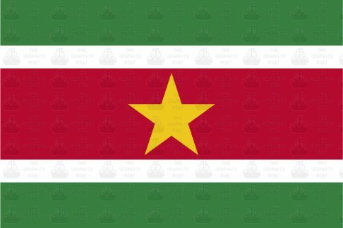 Suriname Flag Sticker