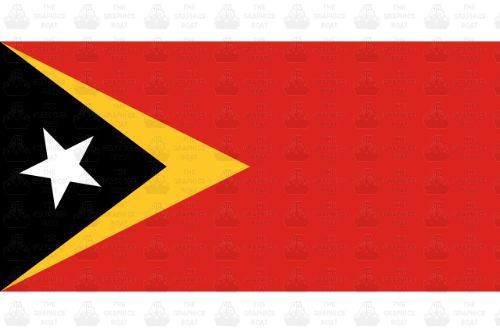 Timor Leste Flag Sticker