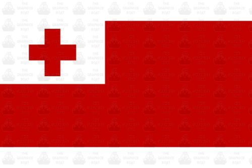 Tonga Flag Sticker