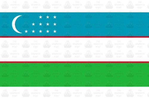 Uzbekistan Flag Sticker