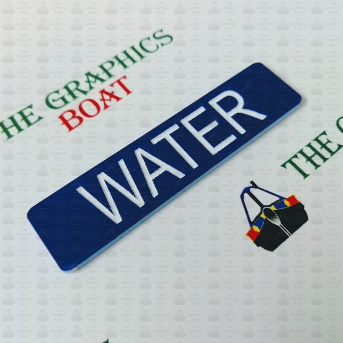 engraved water boat safety sign