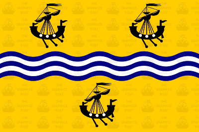 Western isles outer Hebrides flag sticker