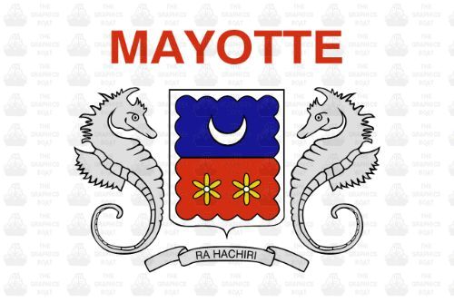 Mayotte Flag Sticker