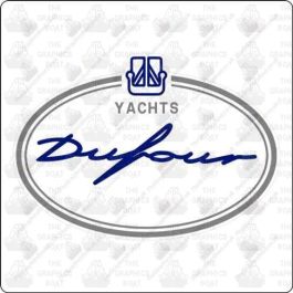 Replacement Boat Sticker - Dufour Yachts | The Graphics Boat