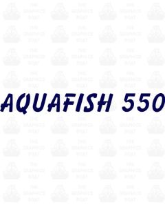 Aquamar Aquafish 550 Lettering Sticker