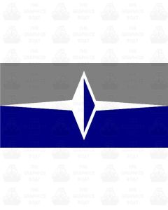 Bavaria Flag Logo Sticker
