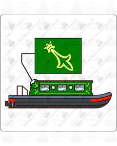 Coach Line Corner Design for Narrowboat