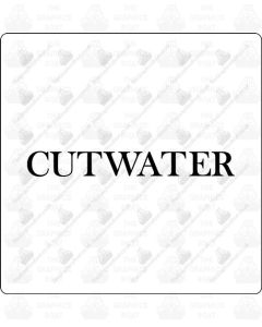 Cutwater Boats Lettering Sticker Decal