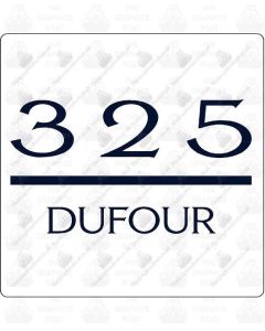 DUFOUR 325 sticker decal graphics