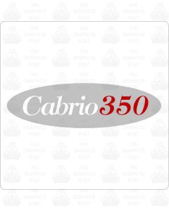 Larson Cabrio 350 Oval Sticker