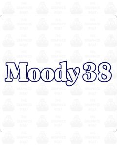 Moody 31 Lettering Sticker