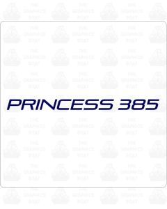 Princess Boats 385 Decals Sticker