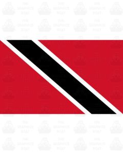 Trinidad and Tobago Flag Sticker