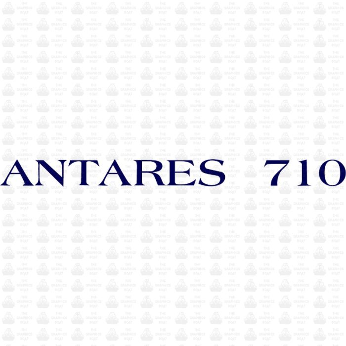 Beneteau Antares 710 Yacht graphic sticker