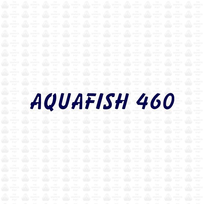 Aquamar Aquafish 460 Lettering Sticker