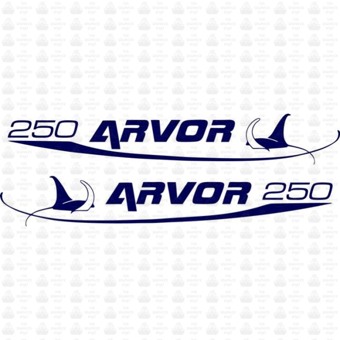 Arvor 250 Sticker Pair