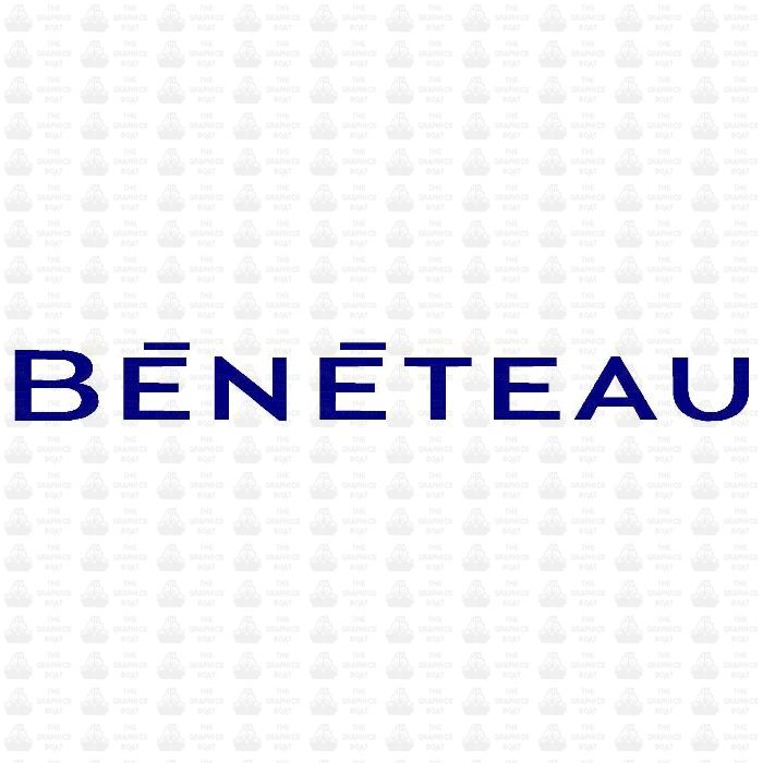 Beneteau Lettering Logo Yacht graphic sticker