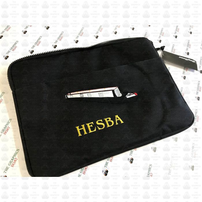 Embroidered 15" Laptop Pouch