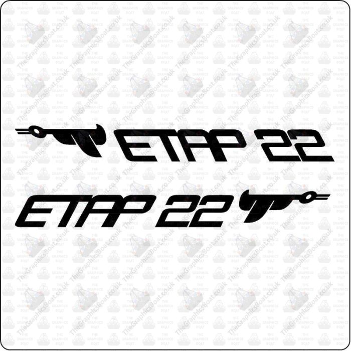 Etap 22 Sailboat logo sticker
