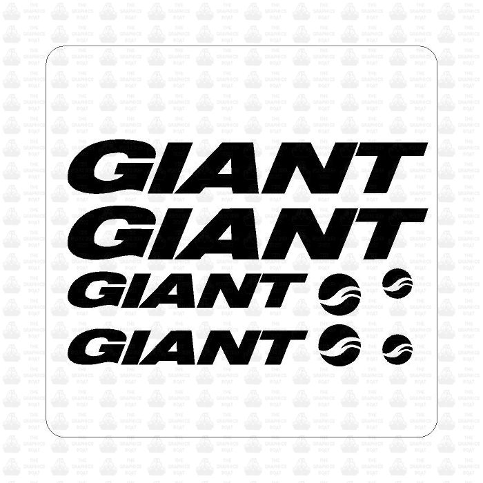 GIANT BICYCLE STICKER SET
