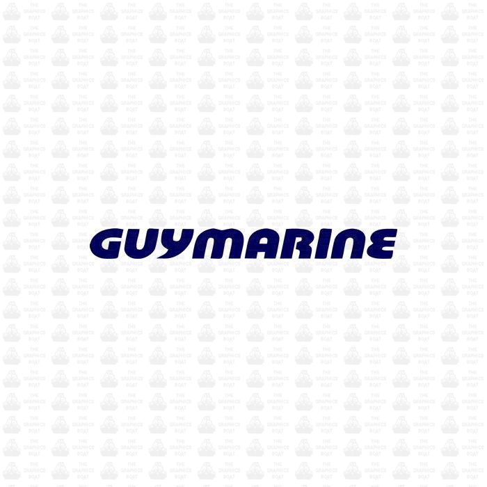 Guymarine Decal lettering sticker