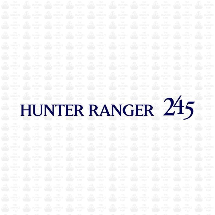 Hunter Ranger 245 Decal Sticker